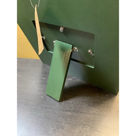 Happy Holidays Santa Photo Frame 8x8" Holds 4x6"Picture Country Farm Christmas - Picture 6 of 10